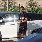 Álex Centelles llegando al Power Horse Mediterráneo.