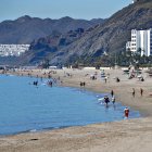 Imagen de una de las Playas de Mojácar este verano.