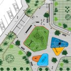 Plano del proyecto a realizar en la Plaza Carabela.