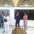 El director del IEA,Francisco Alonso, el diputado, Manuel Guzmán, María Dolores Durán, Clemente Gerez,  el edil Diego Cruz y la alcaldesa de Garrucha