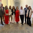 La consejera Carmen Crespo con su familia y parte de su equipo en Agricultura