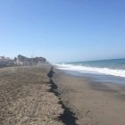 Imagen de archivo del estado de una zona de la playa de Balerma.