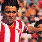 Juan Rojas, durante un partido con la elástica rojiblanca.