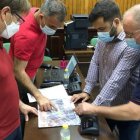 Imagen de archivo de una reunión sobre agua depurada en el municipio.