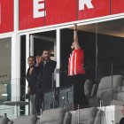 Turki celebra la victoria ante el Sevilla.