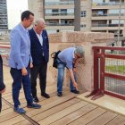 Evaluación del estado del Cable Inglés tras el accidente del pasado jueves.