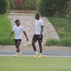 Ramazani y Sadiq saliendo juntos al Anexo este miércoles.