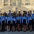 El Coro Infantil Pedro Mena en Santiago de Compostela.