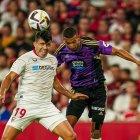 Joaquín Fernández en el Sevilla-Valladolid (1-1).