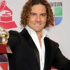 Bisbal con su primer Grammy.