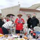 Residentes ingleses en el Almanzora en un acto de exaltación patriótica.