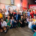 Militantes del PSOE de Almería, en un acto en la capital.