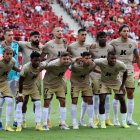 El once del Almería.