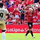 La imagen del partido en Mallorca.