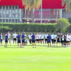 El entrenador trata de recuperar las mejores sensaciones con la plantilla.