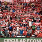 Ambiente en el Almería-Osasuna.