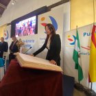Rosario Soto, jurando el cargo de presidenta de la Autoridad Portuaria de Almería.