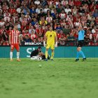Fernando en el Almería-Osasuna.
