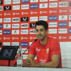 De la Hoz en la sala de prensa del Estadio de los Juegos Mediterráneos.