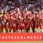 El once del Almería ante el Rayo.