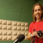 Luisa Rodríguez con su cámara.