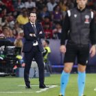 En el partido ante el Almería.