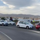 Lugar del accidente y desviación del tráfico