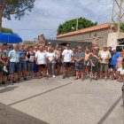 Vecinos de las cortijadas de La Cañada en un acto de protesta.