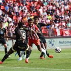 Sousa en el Almería-Celta del pasado sábado.