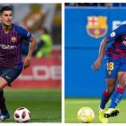 Chumi y Akieme en su etapa en el Barcelona.