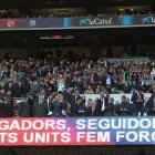Alfonso García visitó por última vez el palco del Camp Nou.
