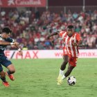 Akieme es el dueño y señor de la banda izquierda del Almería.