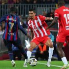 Chumi en el Barcelona-Almería.