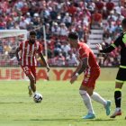 Samú Costa en el Almería-Rayo Vallecano, que acabó con triunfo 3-1.