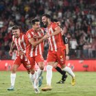 Baptistao fue el héroe de la noche marcando el único gol al Getafe.