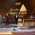 Rosa María Cano, a la izquierda, alcaldesa de Mojácar, en el acto en Madrid.