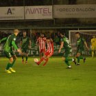 Portillo en la primera parte del encuentro en Espiñedo.