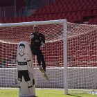 Diego Fuoli jugó su primer partido oficial con el primer equipo rojiblanco.