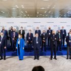 Empresarios en el acto de 2021.