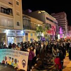Manifestación del 25N del año pasado en las calles de Almería