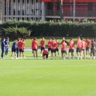 Primera charla de Rubi después de las vacaciones de la plantilla.