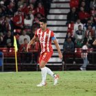 El capitán De la Hoz en el último partido de Liga contra el Getafe.