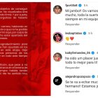 Algunas de las reacciones a la carta de despedida de Nieto.
