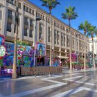 Algunas de las atracciones del \'Little Park\' ya instaladas en la Plaza Mayor de El Ejido\'.