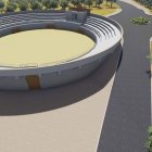 Imagen de cómo quedará la Plaza de Toros de Laujar de Andarax.