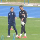 Rubi y Pacheco llegaron juntos al Anexo en la sesión del miércoles.