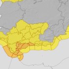 Mapa de Andalucía para esta jornada de viernes.