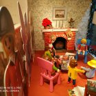 Diorama navideño de la exposición PLAYMOBIL de ARGAR en Almería.