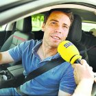 Rubi atendiendo al Carrusel Deportivo en el Mediterráneo.