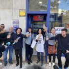 Celebración del premio en Oliveros